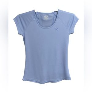 PUMA Women’s Min Your Back Crew Neck Short Sleeve Athletic Top | Size M